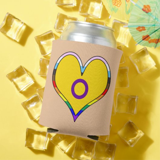 Intersex Pride Heart Koelbox Blikjeskoeler (Insitu Zomer)