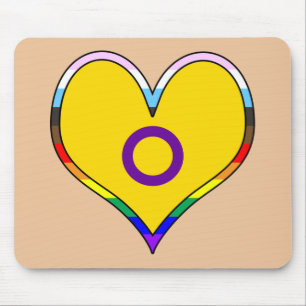 Intersex Pride Heart Muismat