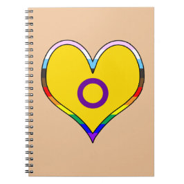 Intersex Pride Heart Notitieboek