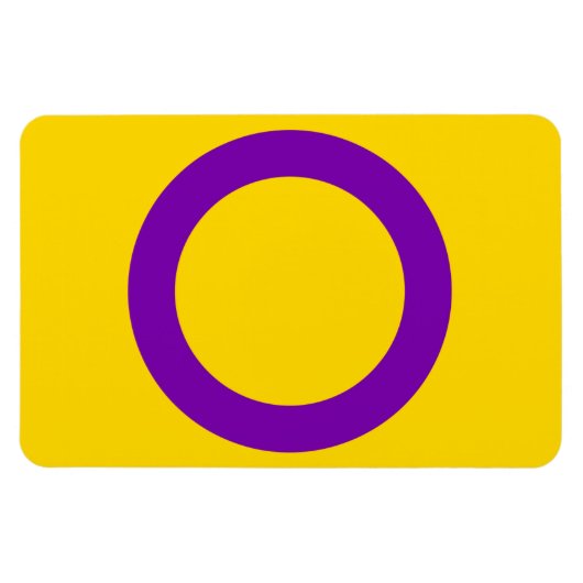 Intersex Pride Magnet Magneet (Horizontaal)