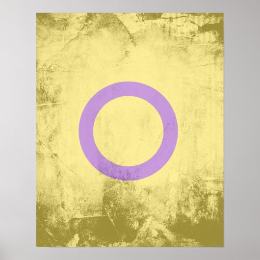 INTERSEX PRIDE POSTER (Voorkant)