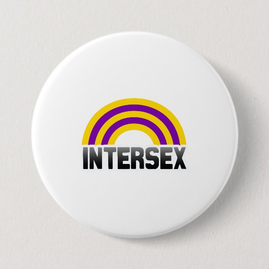 Intersex Pride Ronde Button 7,6 Cm (Voorkant)