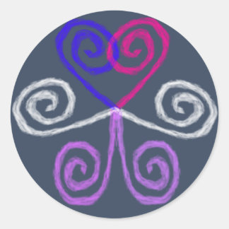 Intersex Pride Ronde Sticker