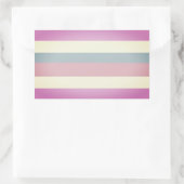 Intersex Pride Stripes Rechthoekige Sticker (Tas)