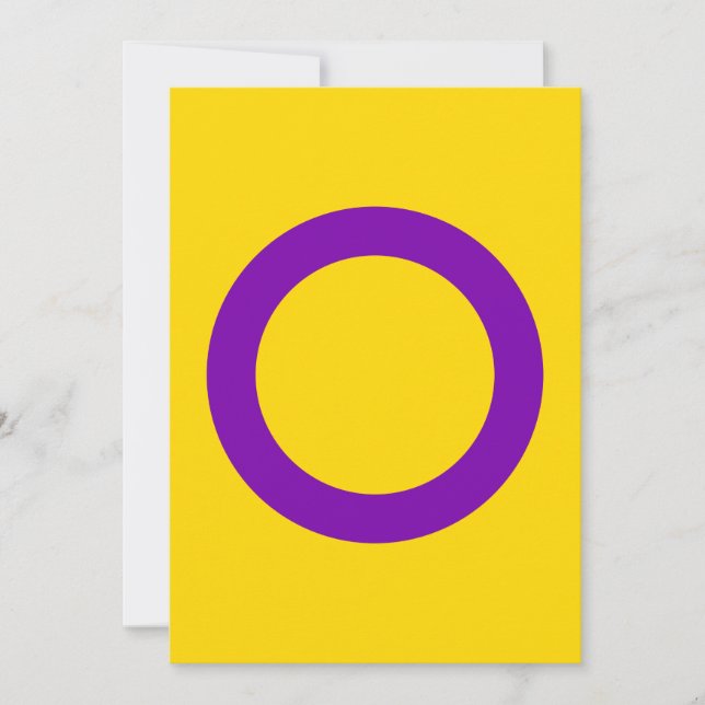 Intersex Pride Vlag LGBTQ (Voorkant)