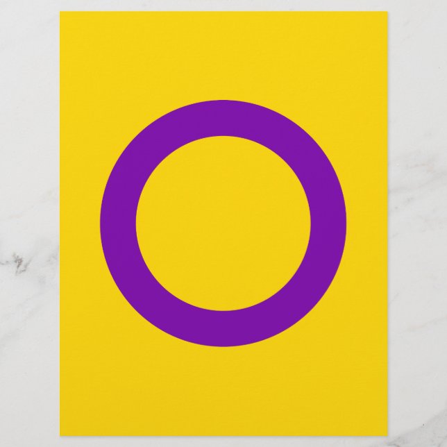 Intersex Pride Vlag LGBTQ (Voorkant)