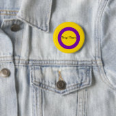 Intersex Pronouns Button Ze/Them (In situ)
