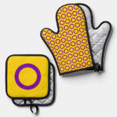 Intersex Vlag Oven Mitt & Pot Houder Set (Voorkant / Achterkant)
