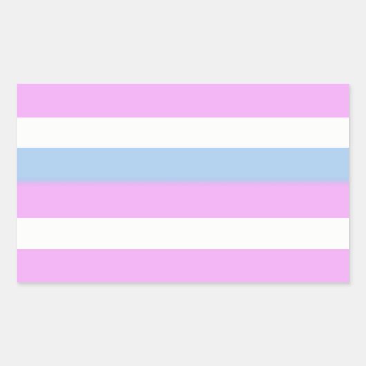 Intersex vlag stickers (Voorkant)