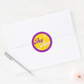 Intersex-voornaamwoorden Ronde Sticker (Envelop)