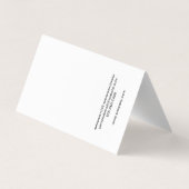 Intership Floral Pattern Visitekaartje (Achterkant)