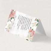 Intership Floral Pattern Visitekaartje (Voorkant)