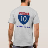 Interstaat 10 t-shirt (Achterkant)