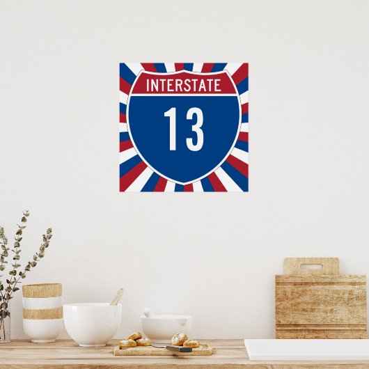 Interstaat 13 poster (Keuken)