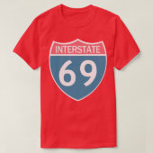 Interstaat 69 t-shirt (Design voorkant)