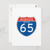Interstaatteken 65 - Indiana Briefkaart (Voorkant / Achterkant)