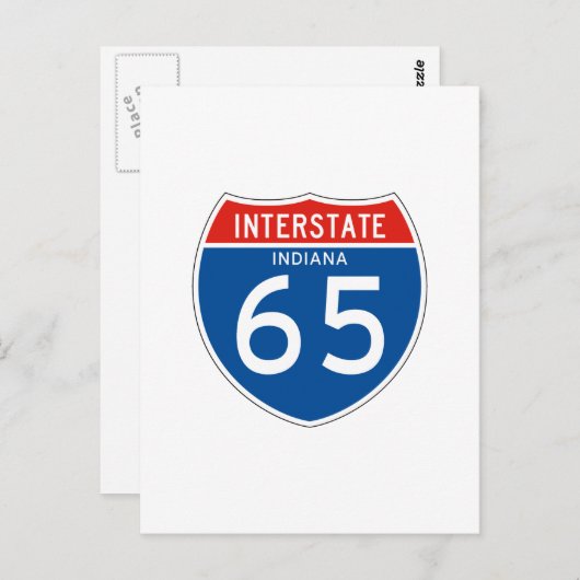 Interstaatteken 65 - Indiana Briefkaart (Voorkant / Achterkant)