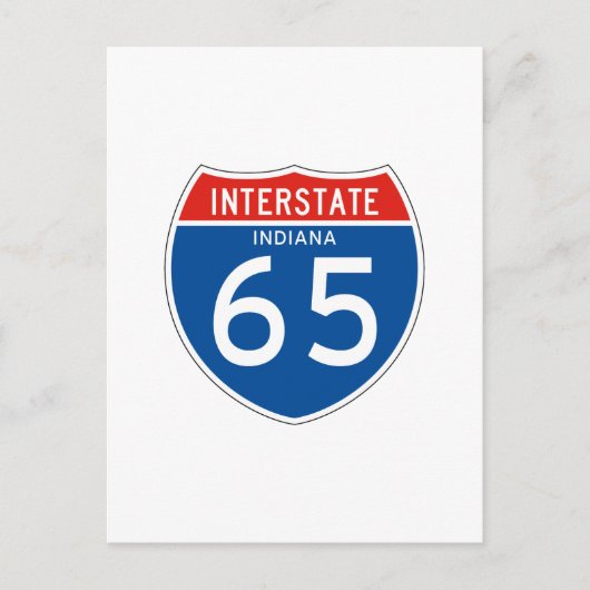 Interstaatteken 65 - Indiana Briefkaart (Voorkant)