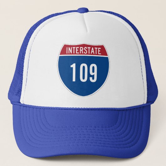 Interstate 109 Hoed Trucker Pet (Voorkant)