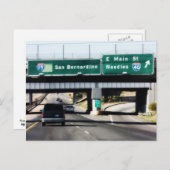 Interstate 15, Californië Briefkaart (Voorkant / Achterkant)