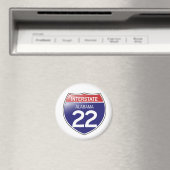 Interstate 22 Alabama Magnet (Insitu (Vaatwasser))