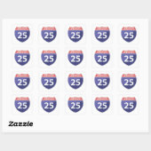 Interstate 25 (I-25) Road Trip Sticker (Vel)
