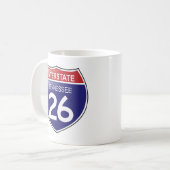Interstate 26 in de Mok Tennessee (Voorkant links)