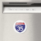 Interstate 35 Iowa Magnet (Insitu (Vaatwasser))