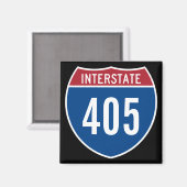Interstate 405 magneet (Voorkant / Achterkant)