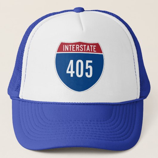 Interstate 405 trucker pet (Voorkant)