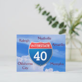 Interstate 40 - briefkaarten (Staand voorkant)