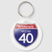Interstate 40 in Arizona Sleutelhanger (Voorkant)
