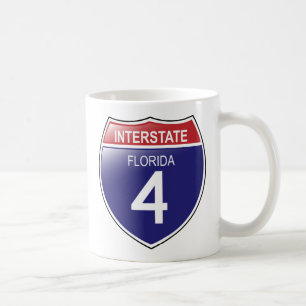 Interstate 4 in Florida met State Outline Mok