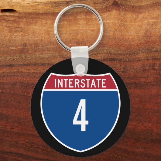 Interstate 4 sleutelhanger (Voorkant)