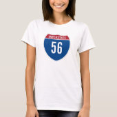 Interstate 56 T-Shirt (Voorkant)