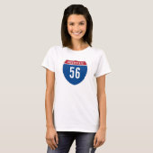 Interstate 56 T-Shirt (Voorkant volledig)