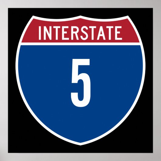Interstate 5 poster (Voorkant)