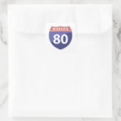 Interstate 80 (I-80) Road Trip Sticker (Tas)
