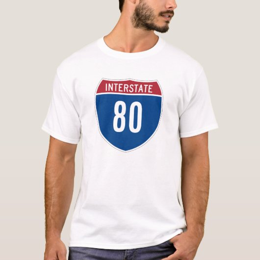 Interstate 80 T-Shirt (Voorkant)