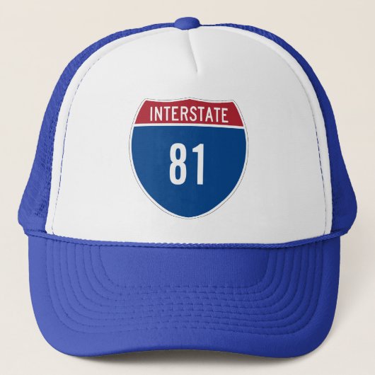 Interstate 81 Hoed Trucker Pet (Voorkant)