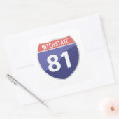 Interstate 81 (I-81) Road Trip Sticker (Envelop)