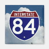 Interstate 84 Shield, HIgway Sign, Oregon Magneet (Voorkant)
