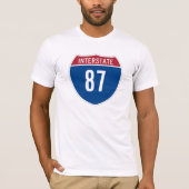 Interstate 87 T-Shirt (Voorkant)