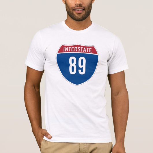 Interstate 89 T-Shirt (Voorkant)