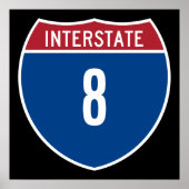 Interstate 8 poster (Voorkant)
