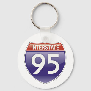 Interstate 95 Beste cadeaus Sleutelhanger