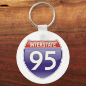 Interstate 95 | Beste cadeaus Sleutelhanger (Voorkant)