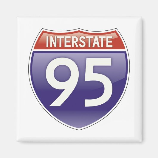 Interstate 95 magneet (Voorkant)