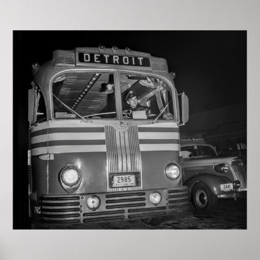 Interstate busreizen in Amerika 1943 Poster (Voorkant)