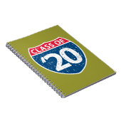 Interstate Class of '20 Notebook Notitieboek (Rechterzijde)